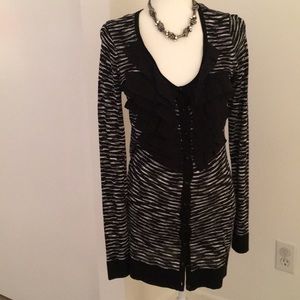 Long cardigan sweater